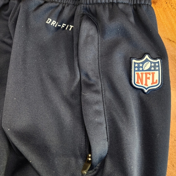 Chicago Bears Nike Official NFL Shield Logo Navy Dri Fit Onfield Pants Size M - Picture 4 of 13